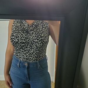 Calvin Klein Lepord print top
